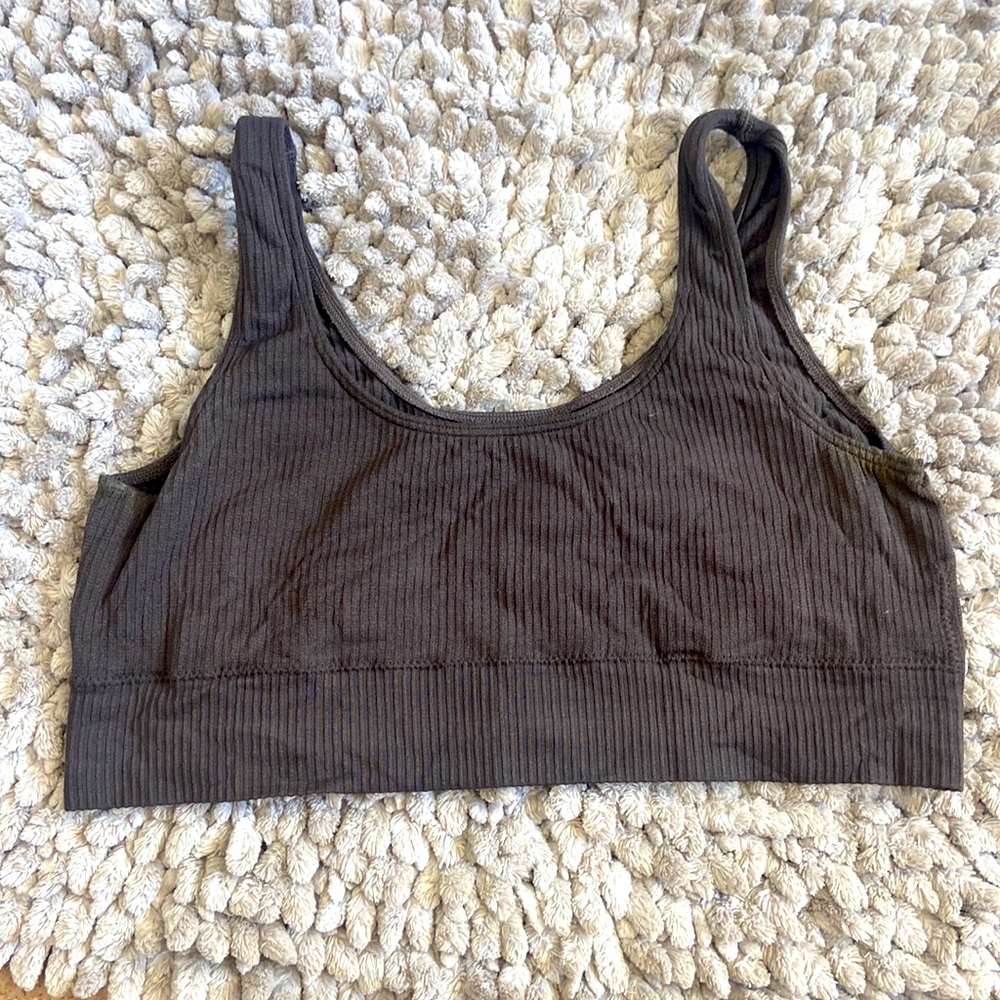 Skims Cotton stretch scoop neck bra